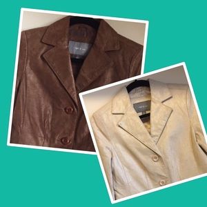 2 for $10!!! Apt. 9 Metallic Suede Blazers